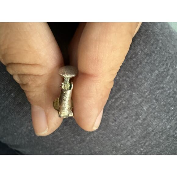 VTG Lot 79 SINGLE Clip-On Gold Tone Earrings Signed Escada Les Bernard Avon - Picture 9 of 16